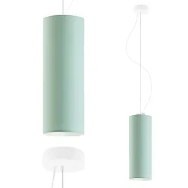 lampa-wiszaca-sufitowa-mietowa-regulowana-led-e27-abazur-zyrandol-modna