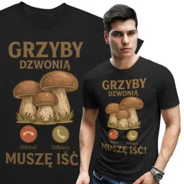 koszulka-meska-dla-grzybiarza-nadruk-grzyby-las-hobby-prezent