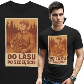 koszulka-meska-dla-grzybiarza-nadruk-grzyby-las-hobby-prezent