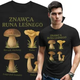 koszulka-meska-dla-grzybiarza-nadruk-grzyby-las-hobby-prezent