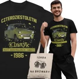 koszulka-prezent-na-40-urodziny-1986-klasyk-prl-trabant-601-torba-gratis