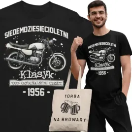 koszulka-prezent-na-70-urodziny-1956-klasyk-prl-jawa-350-torba-gratis
