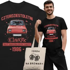 koszulka-prezent-na-40-urodziny-1986-klasyk-prl-fiat-126p-torba-gratis