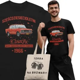 koszulka-prezent-na-60-urodziny-1966-klasyk-prl-fiat-125p-torba-gratis