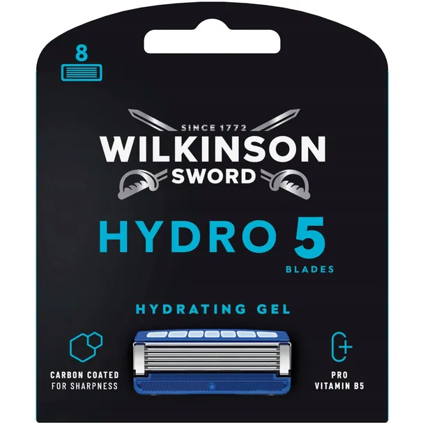 8x Wkłady Nożyki WILKINSON Hydro 5 Hydrating Gel