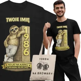 meska-koszulka-40-urodziny-dla-lenia-personalizowana-imie-torba