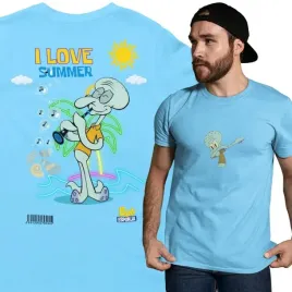 meska-koszulka-casual-na-lato-spongebob-i-love-summer-skalmar