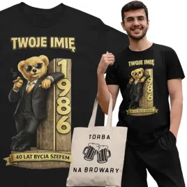 meska-koszulka-prezent-na-40-urodziny-personalizowana-torba-gratis