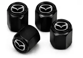 4x-nakretki-kapturki-nakladki-na-wentyle-mazda-4szt-komplet-czarne-zestaw