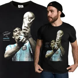 meska-koszulka-pilkarska-diego-maradona-argentyna-mlodziezowy-t-shirt