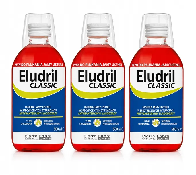 3 x Eludril płyn 500 ml