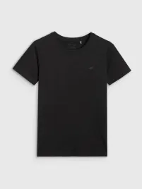 4f-t-shirt-damski-regular-gladki-f2356-gleboka-czern-s