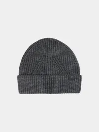 4f-czapka-zimowa-meska-beanie-m576-gleboka-czern-melanz-l