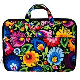 torba-na-laptopa-folk-wzory-lowickie-czarna-folkstar