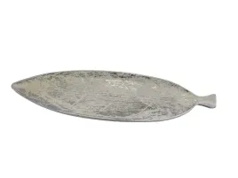 drewniana-podkladka-dekoracyjna-lisc-srebrny-51-x-15-x-13-cm