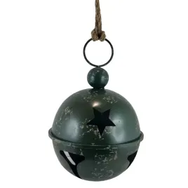 wiszacy-metalowy-dzwonek-zielony-12x29-cm