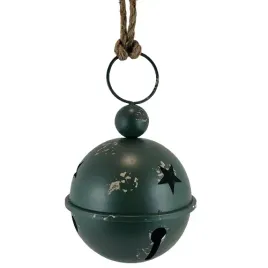 wiszacy-metalowy-dzwonek-zielony-17x27-cm