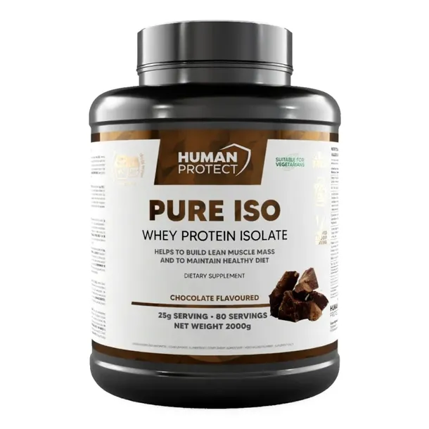 Human Protect Pure Iso 2kg Białko Izolat WPI - Czekolada