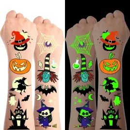 tatuaze-tymczasowe-halloween-10-arkuszy-swiecace-wodoodporne-dynie