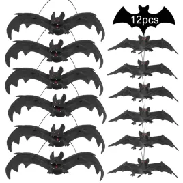 nietoperze-halloween-12-szt-3d-gumowe-realistyczne-wiszace-czarne