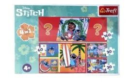 trefl-puzzle-4w1-stitch-91963