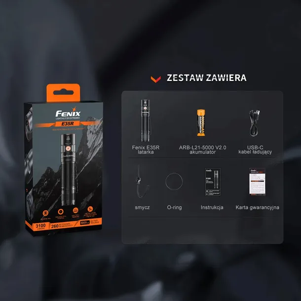 latarka-led-fenix-e35r-zasilanie-akumulatorowe