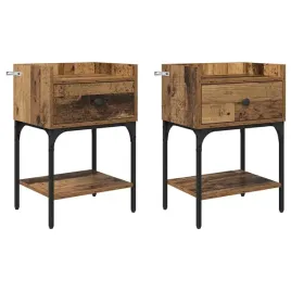 stolik-nocny-z-szuflada-2-pcs-stare-drewno-40-x-29-x-60-cm