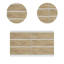 komoda-basic-6-szuflad-dab-artisan-bialy-or-120x75x40-cm