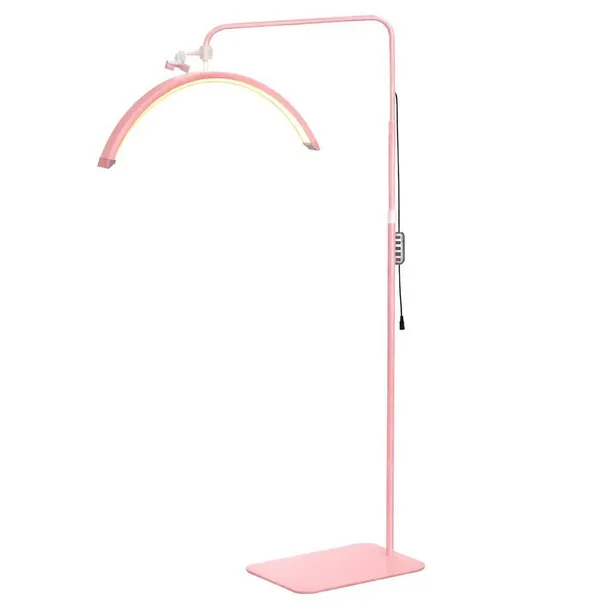 LAMPA KOSMETYCZNA RÓŻOWA LED 40W DO ZABIEGÓW PAZNOKCI RZĘS TATUAŻY + PILOT