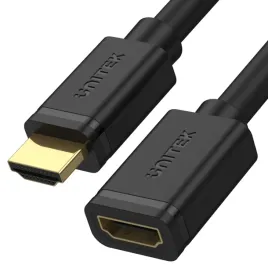 unitek-czarny-kabel-przedluzacz-hdmi-1-4-m-hdmi-f-2-0-3m-4k-60hz
