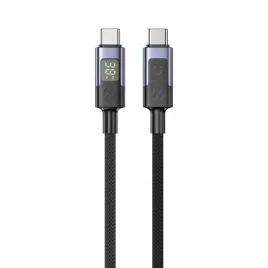 unitek-przewod-usb-c-pd-60w-480mbps-z-wyswietlaczem-3m-z-oplotem-czarny