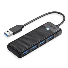 orico-hub-czarny-usb-a-na-4-porty-usb-a-3-0-5gbps-15-cm-wbudowany-kabel