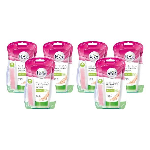 VEET Krem do depilacji pod prysznic skóra sucha 3x