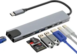 adapter-hub-usb-8w1-usb-c-przejsciowka-usb-3-0-pd-hdmi-sd-lan-thunderbolt