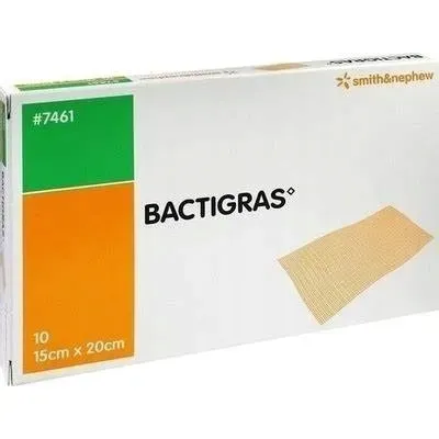 BACTIGRAS 15 cm x 20 cm opatrunek z chlorhexydyną 10 sztuk