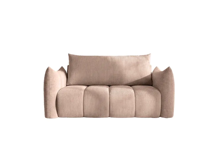 Sofa amerykanka Flo, z funkcją spania, dla dzieci, Poso, jasny róż (52)