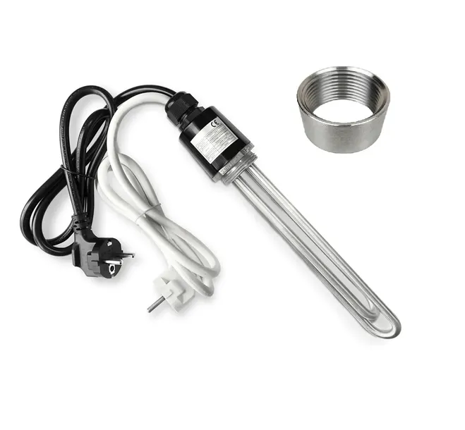 GRZAŁKA NIERDZEWNA 1,5+2 kW KEG GWINT 5/4 CERTYFIKAT CE + MUFA DESTYLATOR