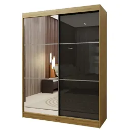 artisan-pojemna-szafa-garderoba-przesuwna-160cm-czarne-szklo-lacobel-mr