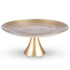 patera-na-tort-szklana-zlota-na-nozce-28-cm