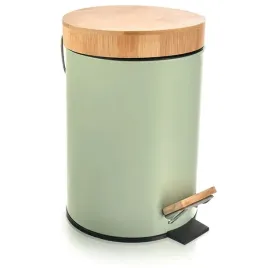 kosz-na-smieci-metalowy-z-pedalem-zielony-greenish-3-l