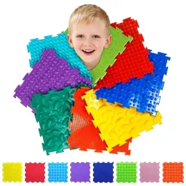 mata-sensoryczna-ortopedyczna-puzzle-8-el-silikon-masaz-stop
