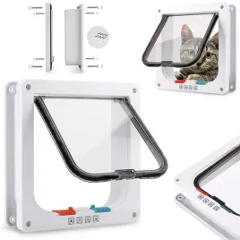 drzwiczki-wahadlowe-4-way-dla-psa-kota-dzrwi-z-klapka-dwustronne-xl-biale