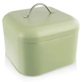 chlebak-metalowy-zielony-greenish-20x20x17-cm