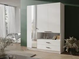 szafa-otwierana-160-cm-biala-z-lustrem-garderoba-do-sypialni-turyn