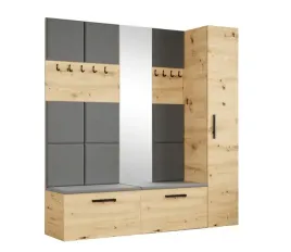 artisan-garderoba-przedpokoj-202cm-margo-panele-tapicerowane-mr-5-kolorow