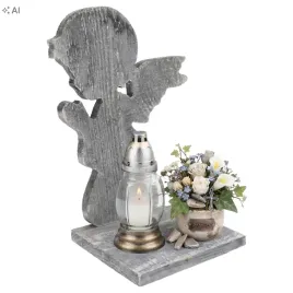 nagrobna-statuetka-aniol-dekoracja-na-grob-podstawka-na-znicze-kwiaty-31-cm