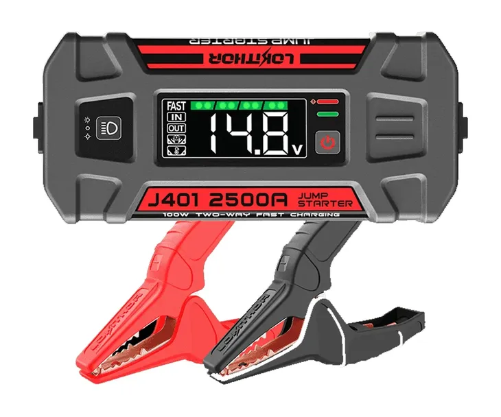 Lokithor J401 Jump starter- 2500A 12V 74Wh 100W Czarny