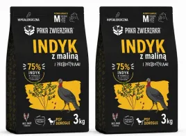 paka-zwierzaka-adult-m-indyk-z-malina-2x3kg