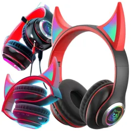 sluchawki-bezprzewodowe-dla-dzieci-swiecace-rogi-devil-rgb-led-bluetooth