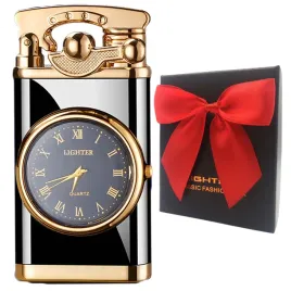 zapalniczka-zarowa-zegarek-tarczowy-etui-z-kokardka-eleganska-zapalarka